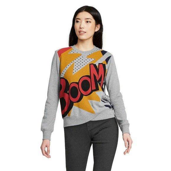 3.1 Phillip Lim for Target Women's Boom Graphic Sweatshirt - Picture 2 of 4